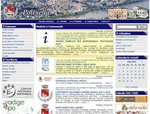 Tablet Screenshot of comune.polesella.ro.it